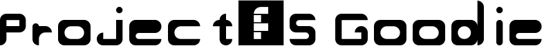 Project's Goodies Font