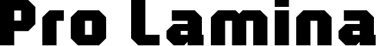 Pro Lamina Font
