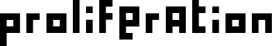 Proliferation Font