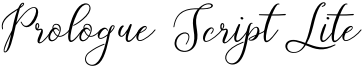 Prologue Script Lite Font
