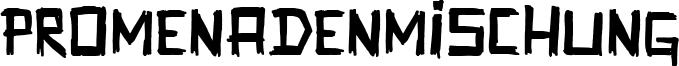 Promenadenmischung Font