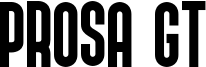 Prosa GT Font