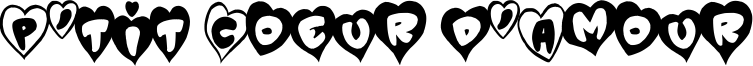 P'tit Coeur d'Amour Font