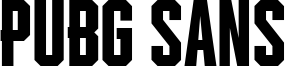 Pubg Sans Font