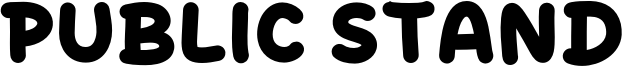 Public Stand Font