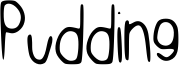 Pudding Font