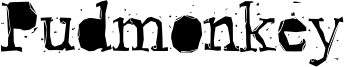 Pudmonkey Font