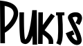 Pukis Font