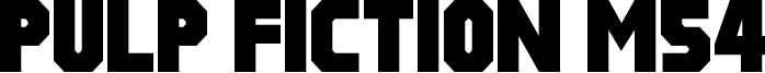 Pulp Fiction M54 Font