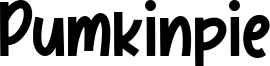 Pumkinpie Font