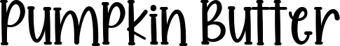 Pumpkin Butter Font
