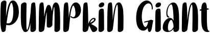 Pumpkin Giant Font