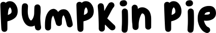 Pumpkin Pie Font