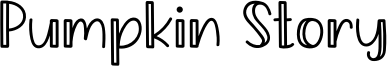 Pumpkin Story Font