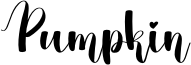Pumpkin Font