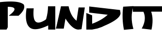 Pundit Font