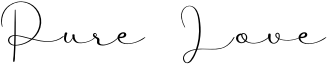 Pure Love Font