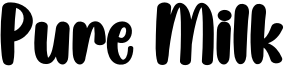 Pure Milk.otf