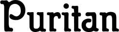 Puritan Font