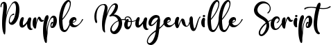 Purple Bougenville Script.otf