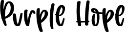 Purple Hope Font