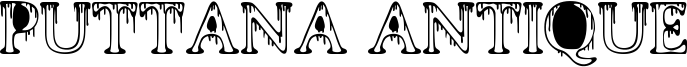 Puttana Antique Font