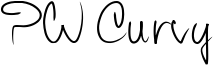 PW Curvy Font