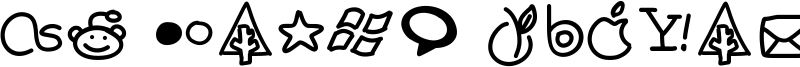 PW Handy Social Icons Font