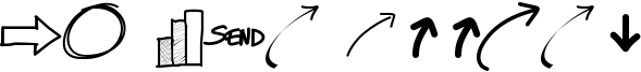 PW New Arrows Font