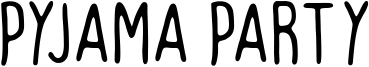 Pyjama Party Font