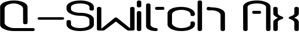 Q-Switch Ax Font