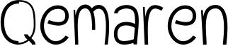Qemaren Font
