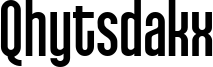 Qhytsdakx Font