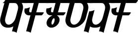 Qijomi Bold Italic.otf