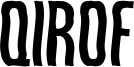 Qirof Font