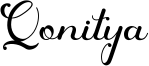 Qonitya Font