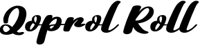 Qoprol Roll Font
