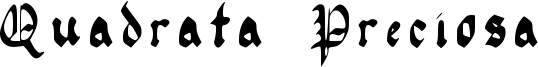 Quadrata Preciosa Extended.ttf