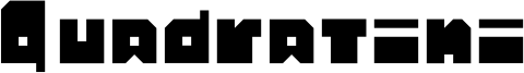 Quadratini Font
