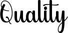Quality Font