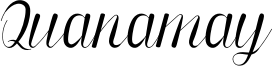 Quanamay Font