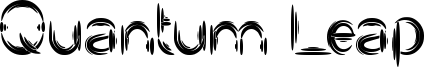 Quantum Leap Font