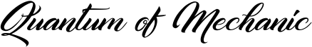 Quantum of Mechanic Font