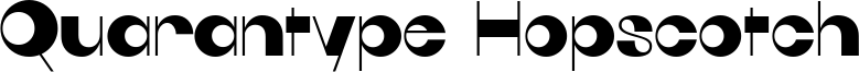Quarantype Hopscotch Font