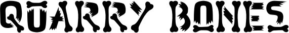 Quarry Bones Font