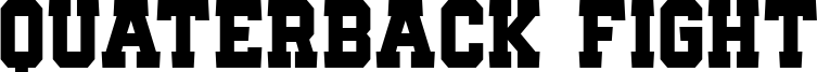 Quaterback Fight Font