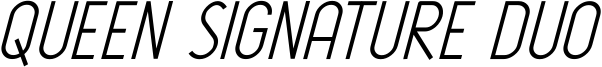 Queen Signature Duo Font