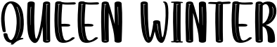 Queen Winter Font