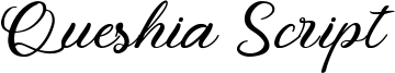 Queshia Script Font