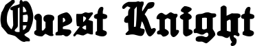 Quest Knight Font
